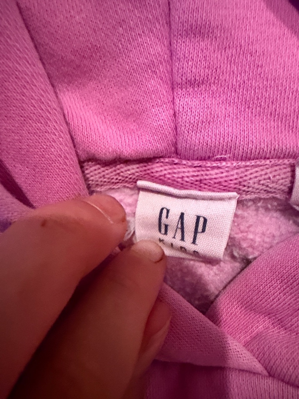GAP Kids Bright Pink Hooded Sweatshirt - Picture 4 of 6